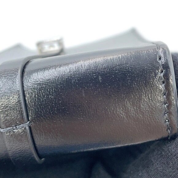 Givenchy Cutout Phone Holder Shoulder Bag Size Mini Leather Black - Picture 2 of 15